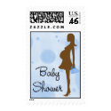 Subtle Blues Baby Shower Postage postage