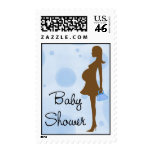 Subtle Blues Baby Shower Postage