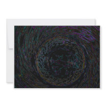 Subtle Cosmic Black Custom Invite