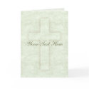 Subtle Cross Greeting Card