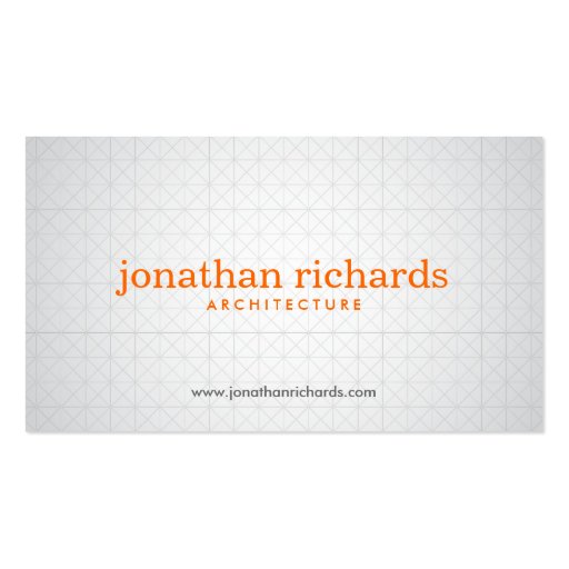 SUBTLE SPOTLIGHT No. 3 Designer Business Card (front side)