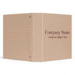Subtle Suede Crinkle Company Binder