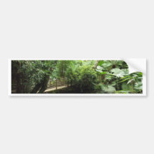 Subtropical Garden Bumper Sticker