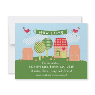 Suburb New Home Card zazzle_invitation