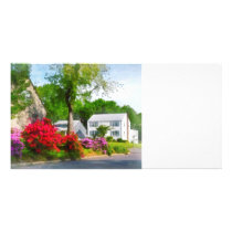 Suburban Azalea Garden Photo Cards