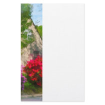 Suburban Azalea Garden Customized Stationery