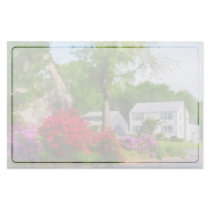 Suburban Azalea Garden Stationery Design
