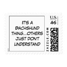 Suburban Chicagoland Dachshund Lovers Stamp