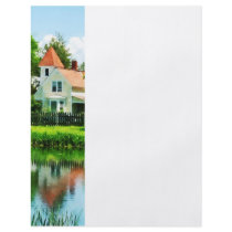 Suburban House with Reflection Flyer