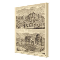Suburban residence of Wheeling Gallery Wrap Canvas
