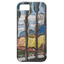 Suburban Road Junction on a sunny winter day iPhone 5 Covers