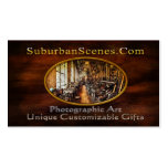 suburban scenes business cards - plat