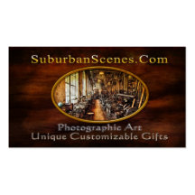 suburban scenes business cards - plat