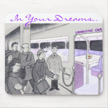 Subway Commuter's Dream Mouse Pad