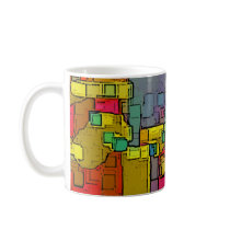 "Subway" Geometric Art mugs
