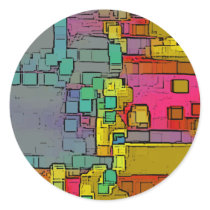 "Subway" Geometric Art stickers