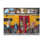 Subway / Lonely Travelers Postcard