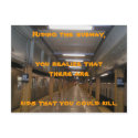 Subway Platform postcard