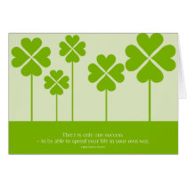 success by Christopher Morley cards