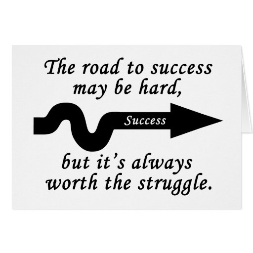 Success Greeting Card