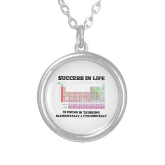 Success In Life Is Found In Thinking Elementally Pendant