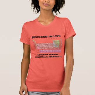 Success In Life Is Found In Thinking Elementally Tee Shirts