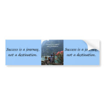 Success Is a Journey Bumper Stickers