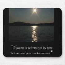 "Success is determined mousepads
