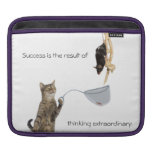 Success is the result of thinking extraordinary. iPad sleeves