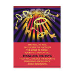 success keys postcard