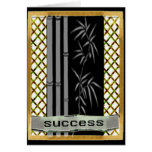 Success motivation greeting card