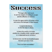 Success Postcards
