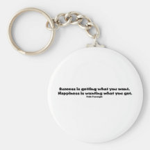 Success Quote Key Chains