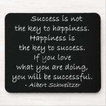 Success Quote Mousepad
