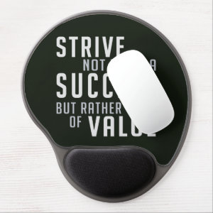 Success & Value Motivational mousepad Gel Mouse Pad