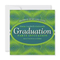 Success Vibration Graduation Invitation