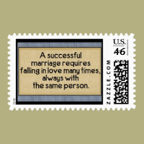 Successful Marriage: US Postage Stamps stamps