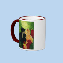 Succubus Fantasy Valentine Couple Mug mugs