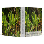 Succulent beach plant leaves vinyl binder