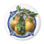 Succulent, juicy pears. A delicious gift. Refrigerator Magnet