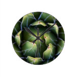 succulent plant clock wall clocks