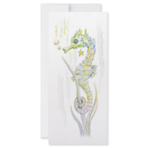 Succulent Seahorse rack cards by Beautiful_Things Succulent Seahorse rack cards