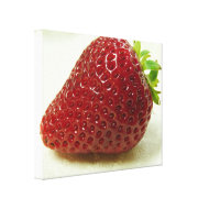 Succulent Strawberry Fruit Food Photography wrappedcanvas