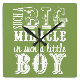 Such A Big Miracle In Such A Little Boy-Green