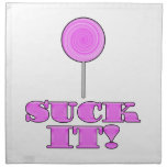 SUCK IT! PRINTED NAPKIN SUCK IT! PRINTED NAPKIN