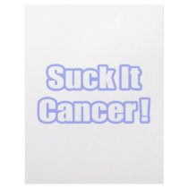 Suck It Cancer (Blue) letterhead by cancerkarma Suck It Cancer (Blue) letterhead