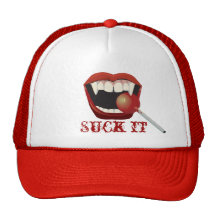 Suck lolly pop mesh hats