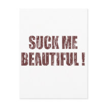 Suck Me Beautiful Postcard