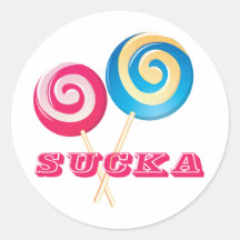 sucker_pink round sticker