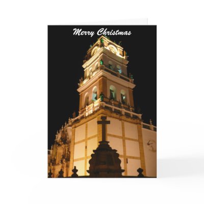sucre church christmas greeting card by cardart